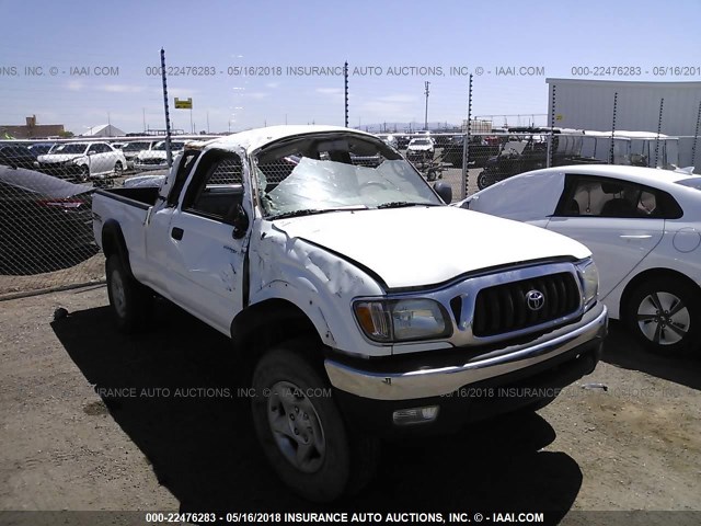 5TESN92N82Z891312 - 2002 TOYOTA TACOMA XTRACAB PRERUNNER WHITE photo 1