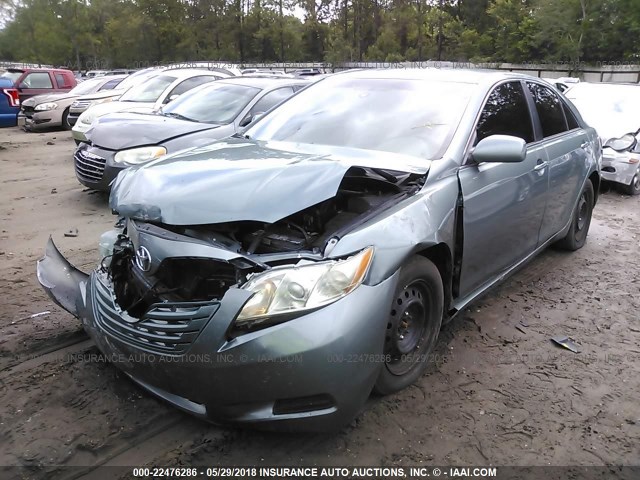 4T1BE46K87U670940 - 2007 TOYOTA CAMRY NEW GENERAT CE/LE/XLE/SE GREEN photo 2