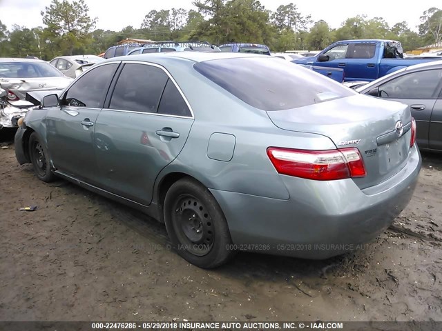 4T1BE46K87U670940 - 2007 TOYOTA CAMRY NEW GENERAT CE/LE/XLE/SE GREEN photo 3