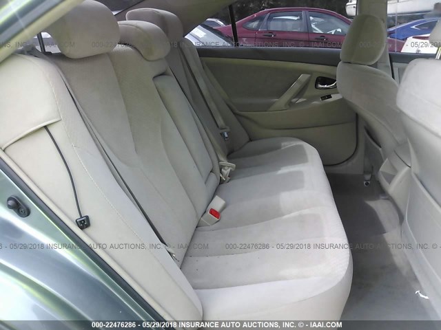4T1BE46K87U670940 - 2007 TOYOTA CAMRY NEW GENERAT CE/LE/XLE/SE GREEN photo 8