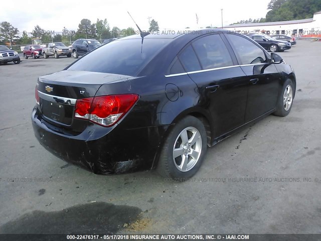 1G1PC5SB2E7211760 - 2014 CHEVROLET CRUZE LT BLACK photo 4