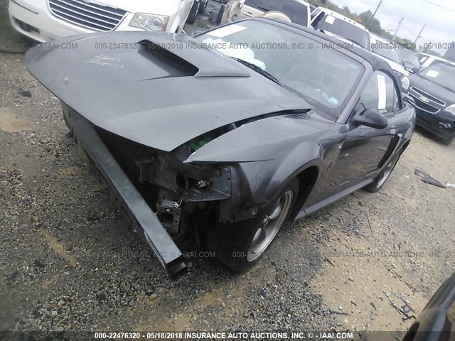 1FAFP45XX4F160950 - 2004 FORD MUSTANG GT GRAY photo 2
