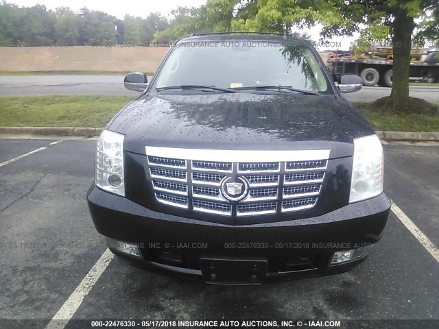 1GYFK66818R132898 - 2008 CADILLAC ESCALADE ESV BLACK photo 6