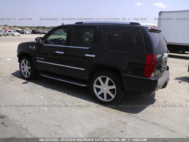 1GYFK23269R220811 - 2009 CADILLAC ESCALADE LUXURY შავი ფოტო 3