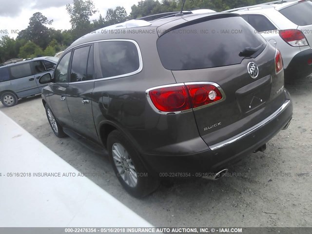 5GAER23D59J128684 - 2009 BUICK ENCLAVE CXL Marron photo 3