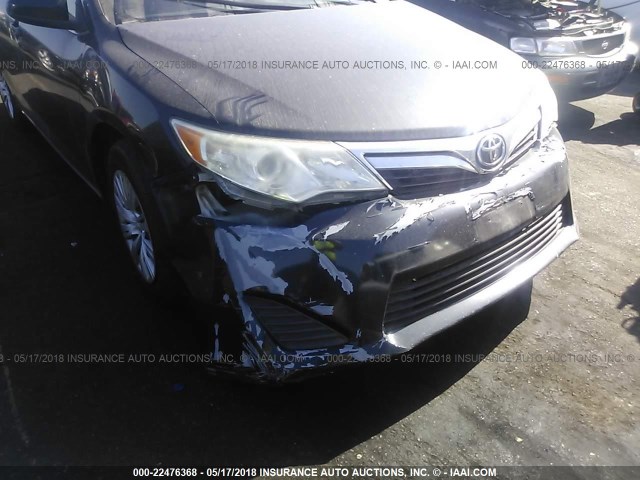 4T1BF1FKXCU073312 - 2012 TOYOTA CAMRY SE/LE/XLE 深蓝色 照片 6