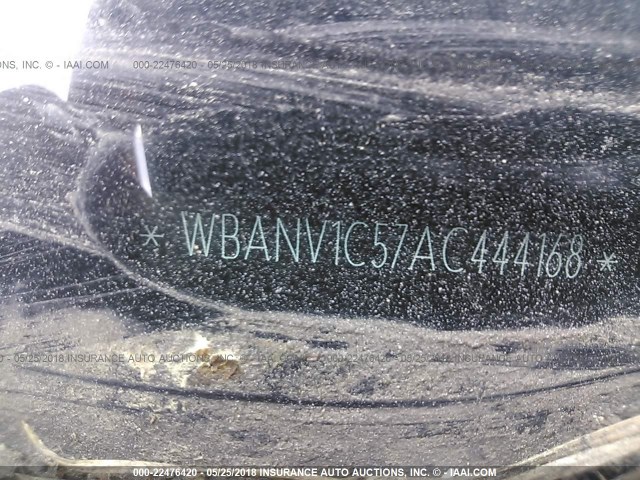 WBANV1C57AC444168 - 2010 BMW 528 XI BLACK photo 9