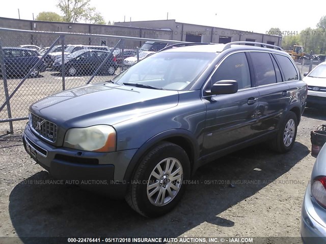 YV4CZ852161281723 - 2006 VOLVO XC90 V8 GRAY photo 2