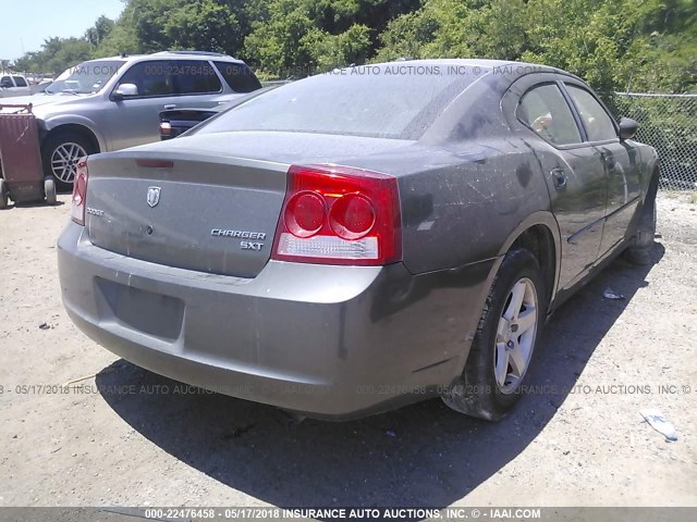 2B3CA3CV4AH152316 - 2010 DODGE CHARGER SXT GRAY photo 4