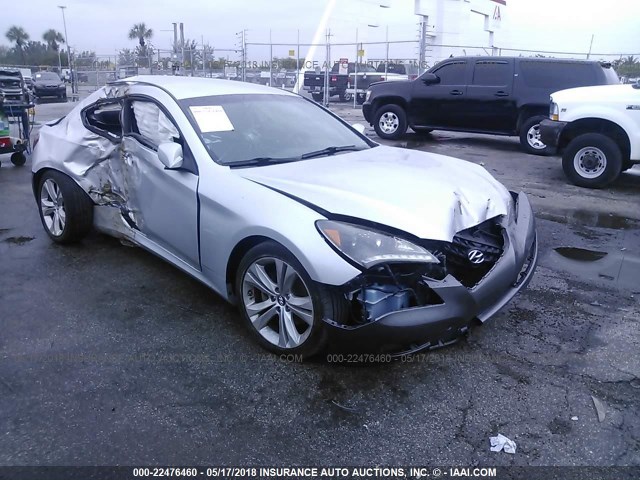 KMHHT6KD2BU062830 - 2011 HYUNDAI GENESIS COUPE 2.0T SILVER photo 1