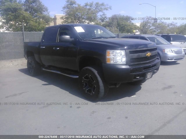 3GCPKSE77CG146423 - 2012 CHEVROLET SILVERADO K1500 LT BLACK photo 1