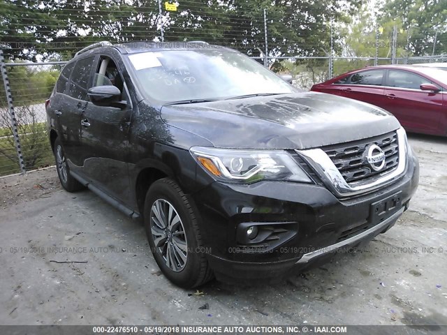 5N1DR2MN0JC635546 - 2018 NISSAN PATHFINDER S/SV/SL/PLATINUM BLACK photo 1