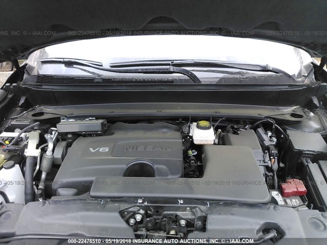 5N1DR2MN0JC635546 - 2018 NISSAN PATHFINDER S/SV/SL/PLATINUM 黑色 照片 10
