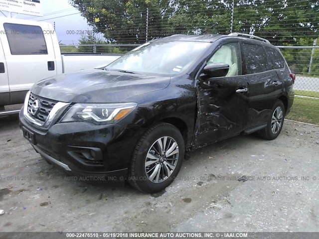 5N1DR2MN0JC635546 - 2018 NISSAN PATHFINDER S/SV/SL/PLATINUM 黑色 照片 2