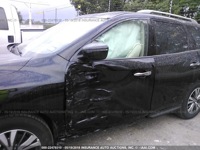 5N1DR2MN0JC635546 - 2018 NISSAN PATHFINDER S/SV/SL/PLATINUM 黑色 照片 6