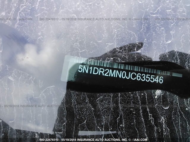 5N1DR2MN0JC635546 - 2018 NISSAN PATHFINDER S/SV/SL/PLATINUM 黑色 照片 9