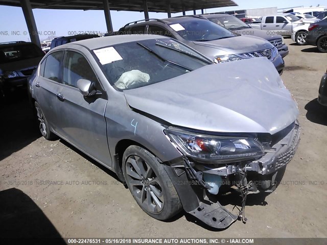 1HGCR2F50EA112706 - 2014 HONDA ACCORD SPORT 银色 照片 1