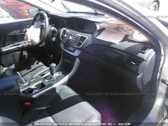 1HGCR2F50EA112706 - 2014 HONDA ACCORD SPORT SILVER photo 5