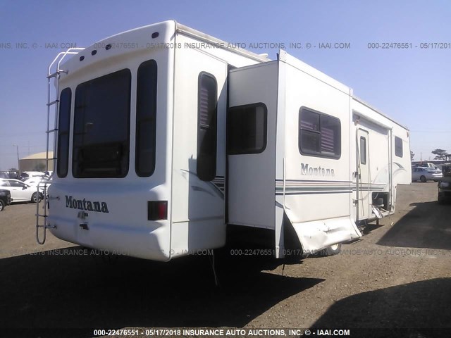 4YDF3572724500414 - 2002 KEYSTONE MONTANA WHITE photo 4