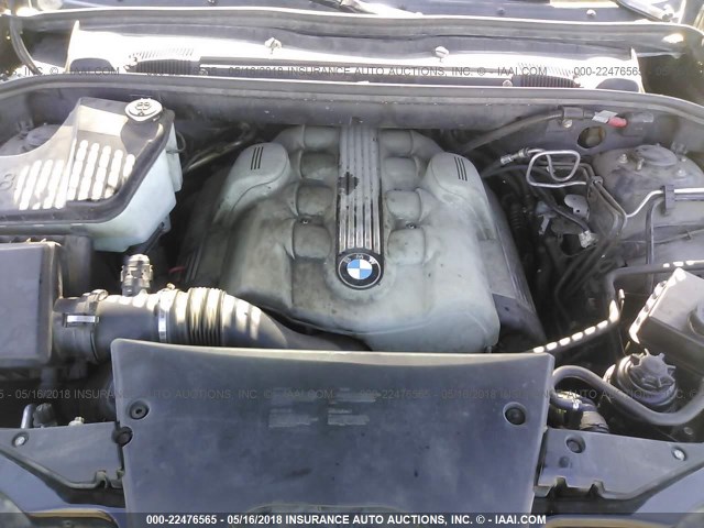5UXFB53556LV23903 - 2006 BMW X5 4.4I BLACK photo 10