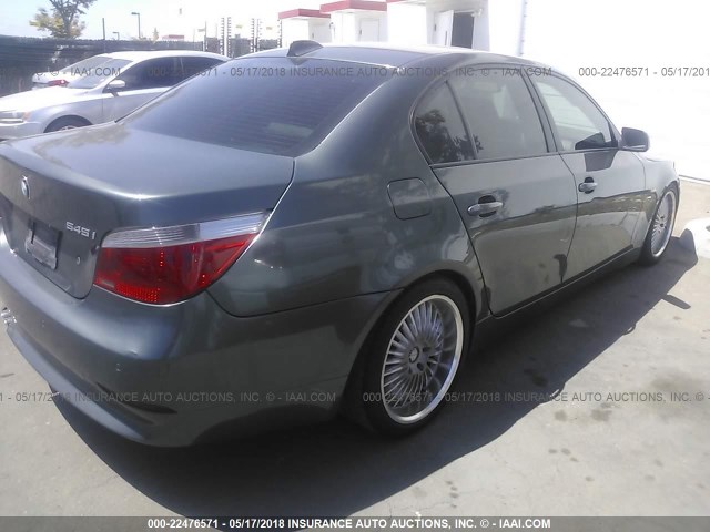WBANB33574B107482 - 2004 BMW 545 I GRAY photo 6