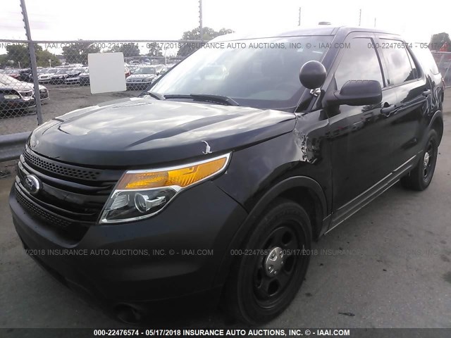 1FM5K8AR9FGB12903 - 2015 FORD EXPLORER POLICE INTERCEPTOR BLACK photo 6