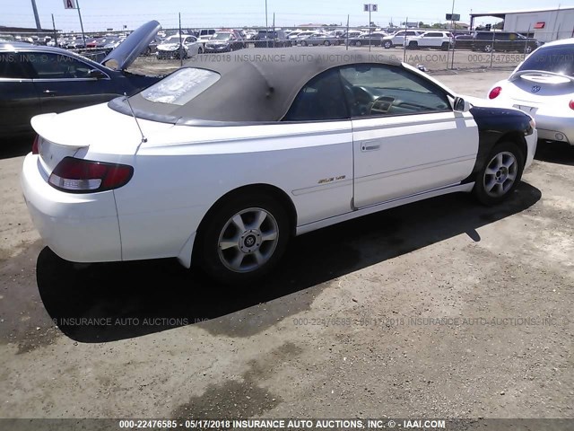 2T1FF28P8YC359796 - 2000 TOYOTA CAMRY SOLARA SE/SLE თეთრი ფოტო 4