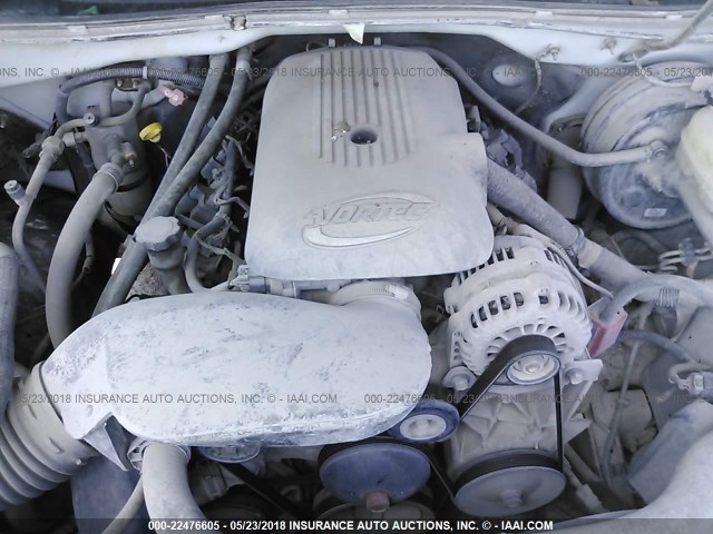 3GCEC14V27G100003 - 2007 CHEVROLET SILVERADO C1500 CLASSIC WHITE photo 10