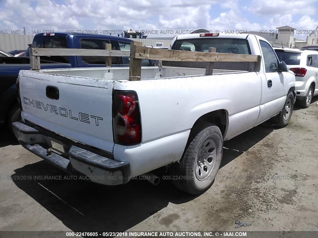 3GCEC14V27G100003 - 2007 CHEVROLET SILVERADO C1500 CLASSIC WHITE photo 4