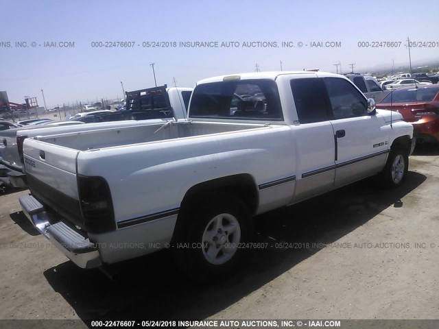 3B7HC13YXVG832711 - 1997 DODGE RAM 1500 WHITE photo 4