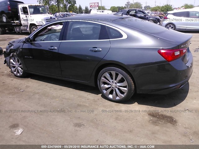 1G1ZH5SX4GF354191 - 2016 CHEVROLET MALIBU PREMIER GRAY photo 3