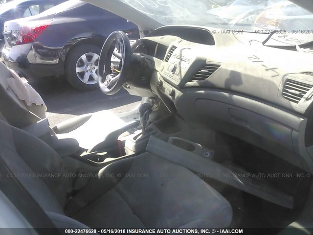 19XFB2F87CE392869 - 2012 HONDA CIVIC EX WHITE photo 5