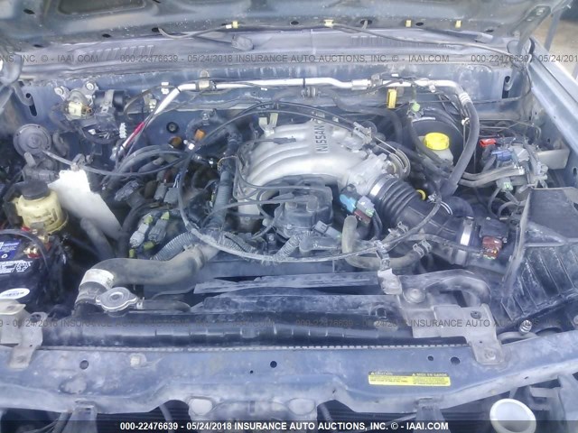 5N1ED28T9YC541915 - 2000 NISSAN XTERRA XE/SE BLUE photo 10