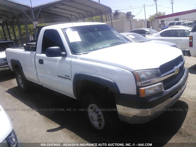 1GCHC24214E291182 - 2004 CHEVROLET SILVERADO C2500 HEAVY DUTY WHITE photo 1