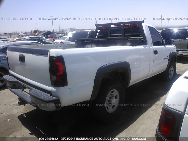 1GCHC24214E291182 - 2004 CHEVROLET SILVERADO C2500 HEAVY DUTY WHITE photo 4