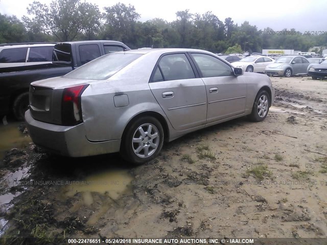 1G6DM57T560205683 - 2006 CADILLAC CTS SILVER photo 4