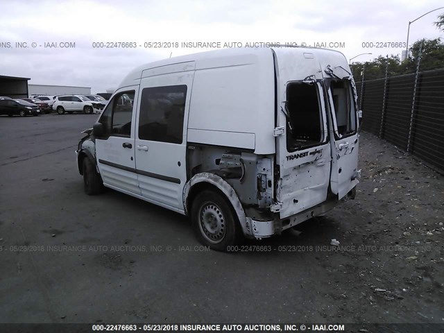 NM0LS6AN1AT042484 - 2010 FORD TRANSIT CONNECT XL WHITE photo 3