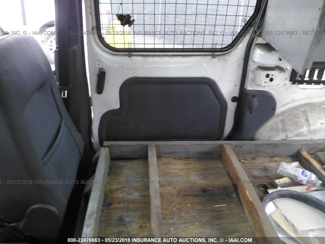 NM0LS6AN1AT042484 - 2010 FORD TRANSIT CONNECT XL WHITE photo 8