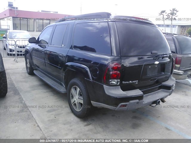 1GNET16S466143283 - 2006 CHEVROLET TRAILBLAZER EXT LS/EXT LT BLACK photo 3