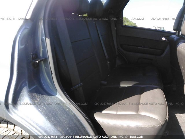 1FMCU9EGXAKB22300 - 2010 FORD ESCAPE LIMITED GRAY photo 8