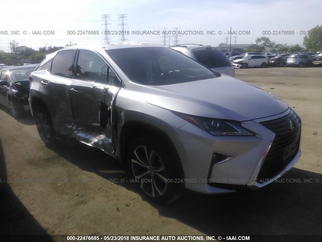 2T2BZMCA8JC141184 - 2018 LEXUS RX 350/BASE/F SPORT SILVER photo 1