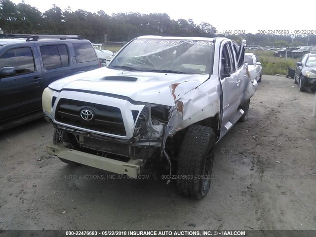 3TMLU42N35M002475 - 2005 TOYOTA TACOMA DOUBLE CAB ვერცხლისფერი ფოტო 6