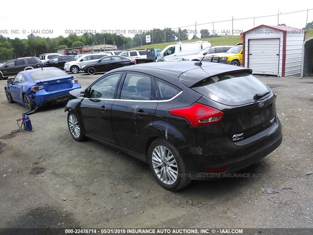 1FADP3N22GL256888 - 2016 FORD FOCUS TITANIUM BLACK photo 3