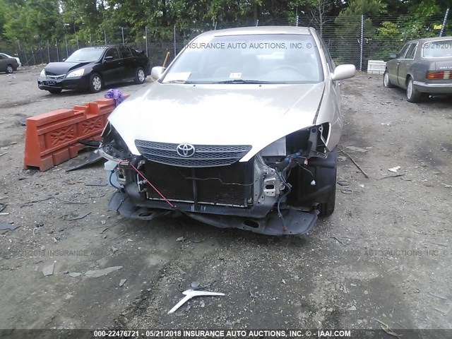 4T1BE32KX3U746457 - 2003 TOYOTA CAMRY LE/XLE/SE ოქროსფერი ფოტო 6