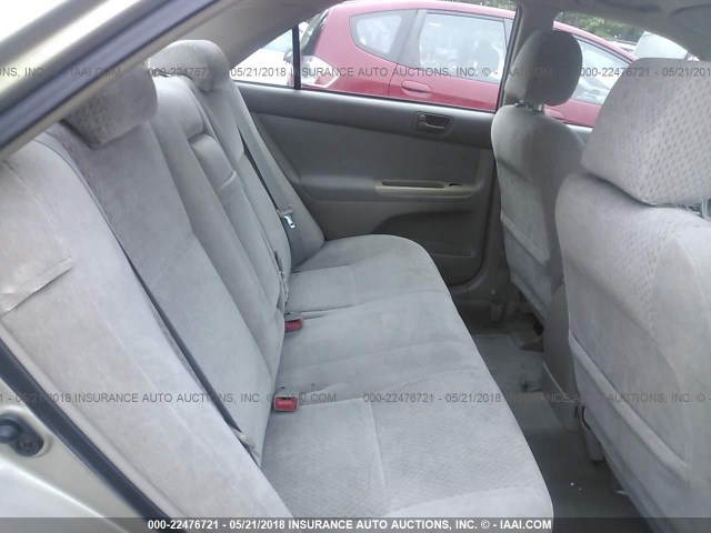 4T1BE32KX3U746457 - 2003 TOYOTA CAMRY LE/XLE/SE ოქროსფერი ფოტო 8