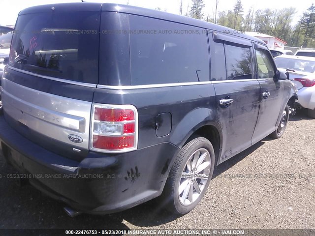 2FMHK6D88EBD04338 - 2014 FORD FLEX LIMITED BLACK photo 4