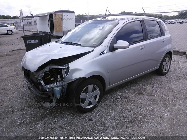 KL1TD66E09B315865 - 2009 CHEVROLET AVEO LS/LT 银色 照片 2