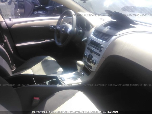 1G1ZB5EB8AF155623 - 2010 CHEVROLET MALIBU LS GOLD photo 5