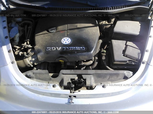 3VWDD21C32M412890 - 2002 VOLKSWAGEN NEW BEETLE GLX 银色 照片 10