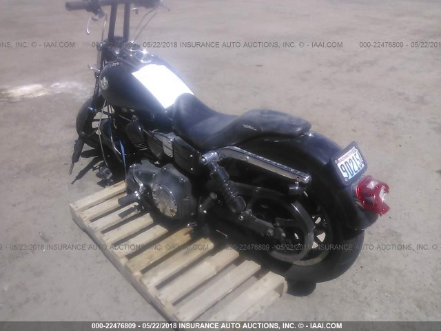 1HD1GNW354K314900 - 2004 HARLEY-DAVIDSON FXDLI BLACK photo 3